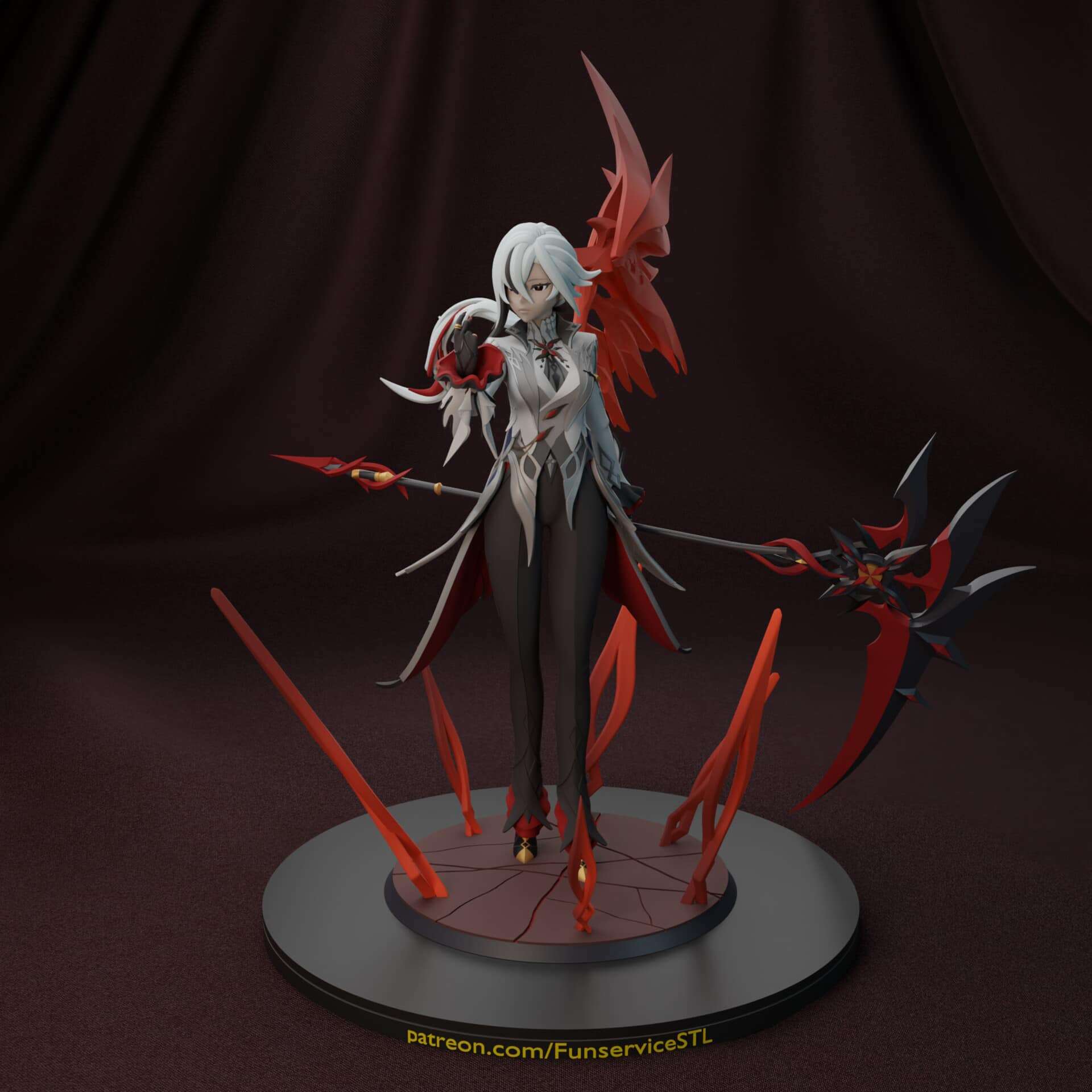 Arlecchino from Genshin Impact – 3D Prime