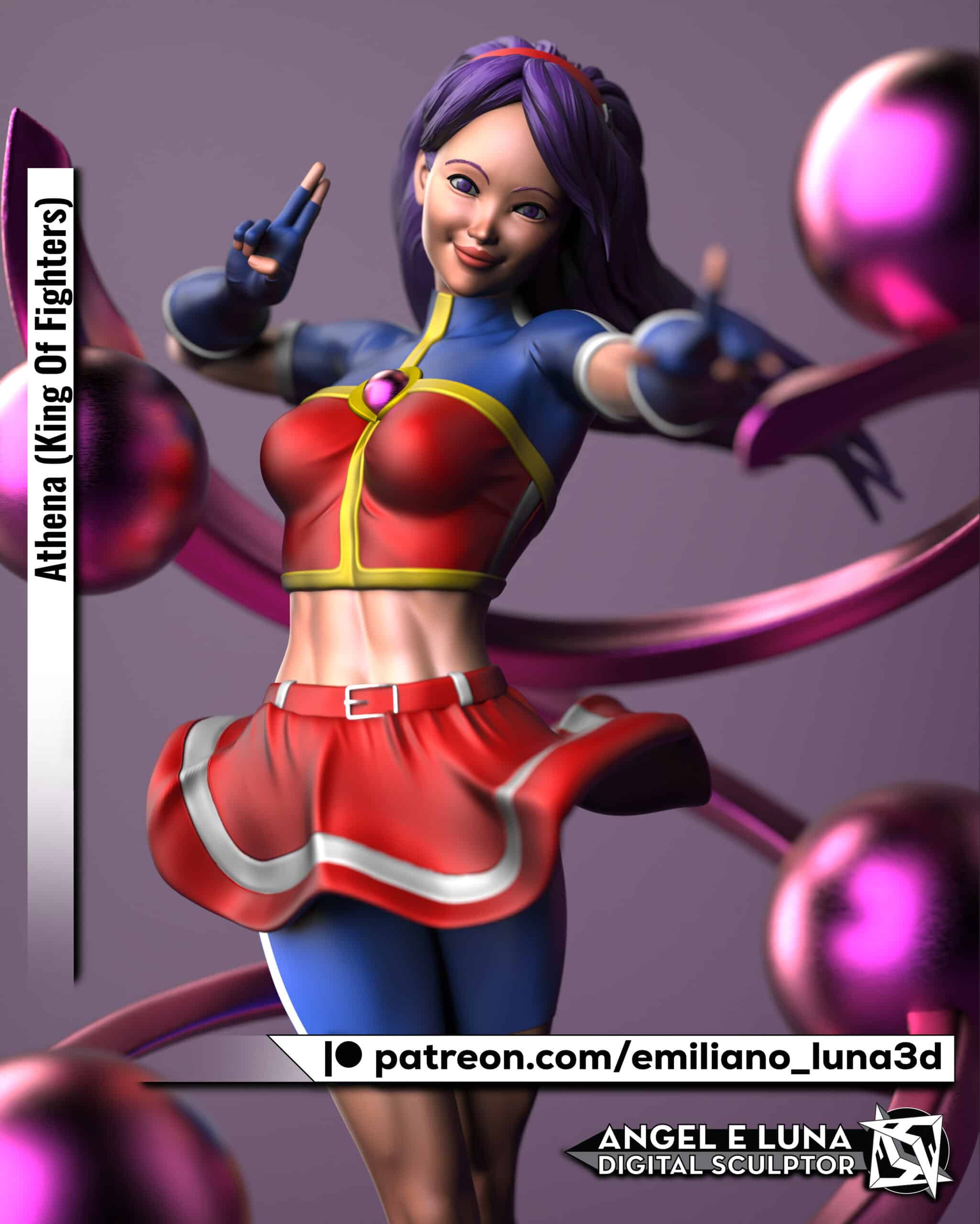 Athena King of fighters – 3D Prime